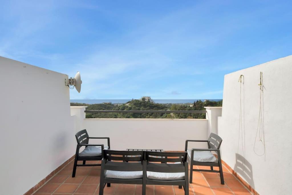 Duplex Con Vistas Al Mar, Piscina Y Gimnasio - Las Abejeras 226 Estepona Exteriér fotografie